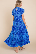 Load image into Gallery viewer, BLUE PRINT MAXI DRESS