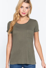 Load image into Gallery viewer, SCOOP NECK BASIC TEE