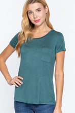 Load image into Gallery viewer, SCOOP NECK BASIC TEE
