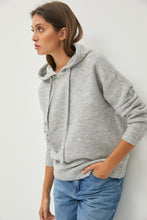 Load image into Gallery viewer, RIBBED HOODED SWEATER