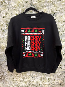 Ho Ho Hockey Crew Sweatshirt