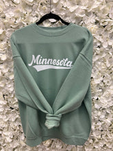 Load image into Gallery viewer, MINNESOTA GREEN CREW SWEATSHIRT
