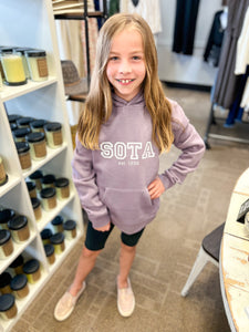 KIDS PUPRLE SOTA HOODIE