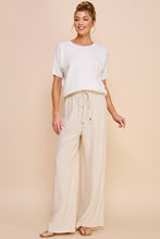 Load image into Gallery viewer, NATURAL LINEN PANT