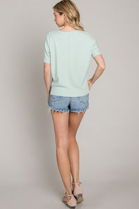 SUPER SOFT MINT TOP