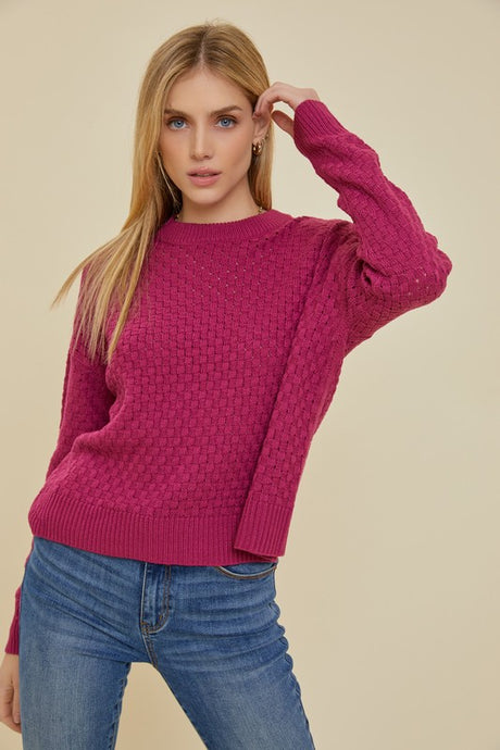 MAGENTA SWEATER