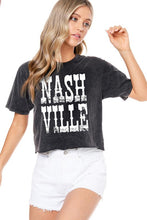 Load image into Gallery viewer, NASHVILLE CROPPED TEE