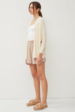 Load image into Gallery viewer, NATURAL DOLMAN SLEEVE CARDIGAN