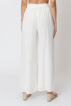 Load image into Gallery viewer, WHITE STRIPED WIDE PANTS