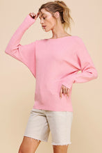 Load image into Gallery viewer, PINK CHEVRON SWEATER