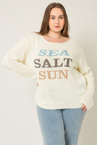 'SEA SALT SUN' SWEATER
