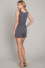 Load image into Gallery viewer, GRAY SHORTS ROMPER