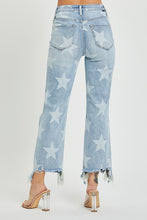Load image into Gallery viewer, RISEN: HIGH RISE STAR PRINT JEANS