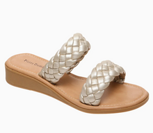 Load image into Gallery viewer, GOLD BRAIDED SANDAL