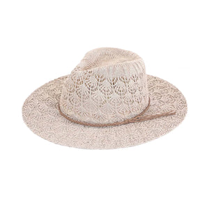 LACE KNITTED BEACH HAT