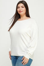 Load image into Gallery viewer, WHITE TEXTURED SLEEVE TOP