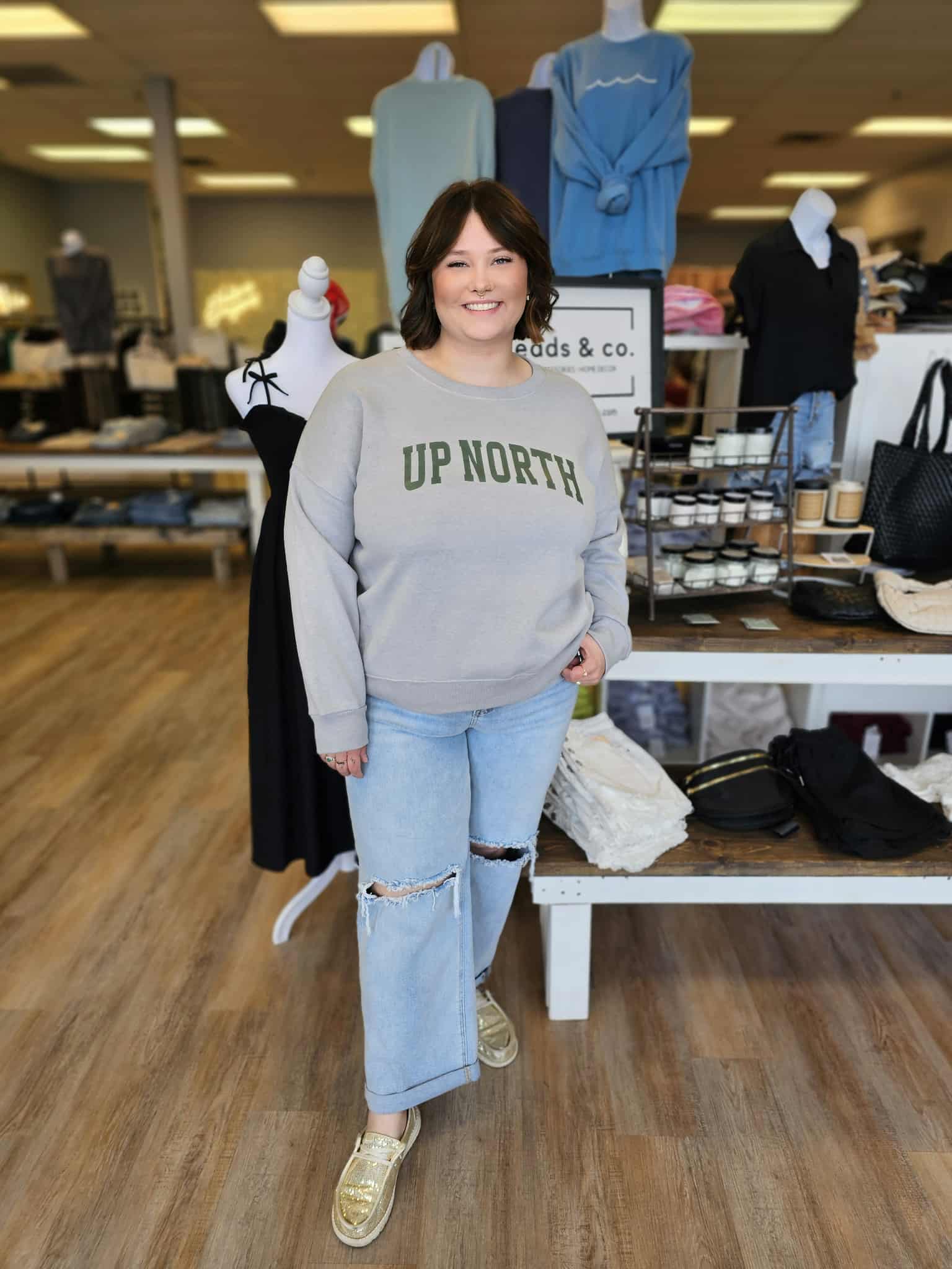 UP NORTH (CUVRY) CREW SWEATSHIRT