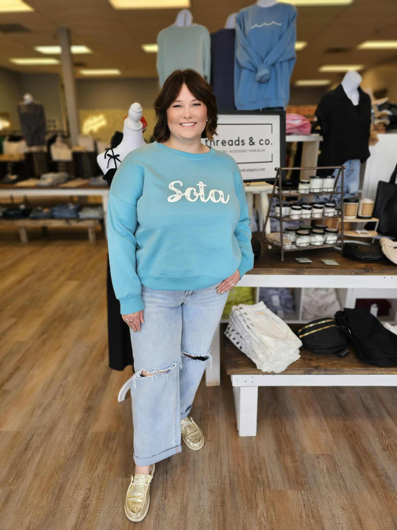 SOTA PUFF LOGO (CUVRY) CREW SWEATSHIRT