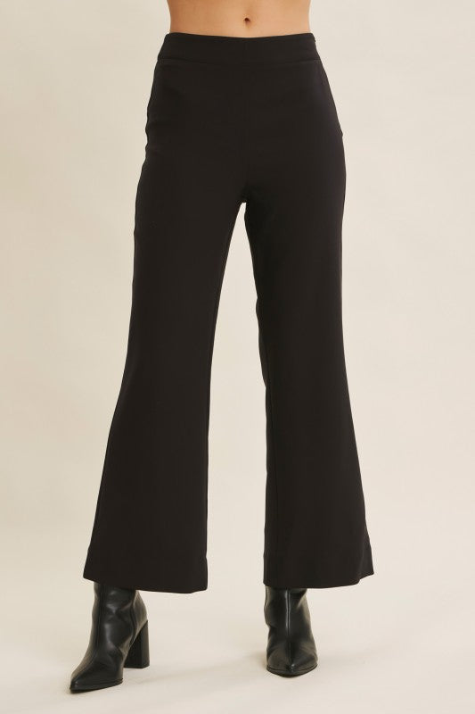 Stretchy Ankle Length Bootcut Pants