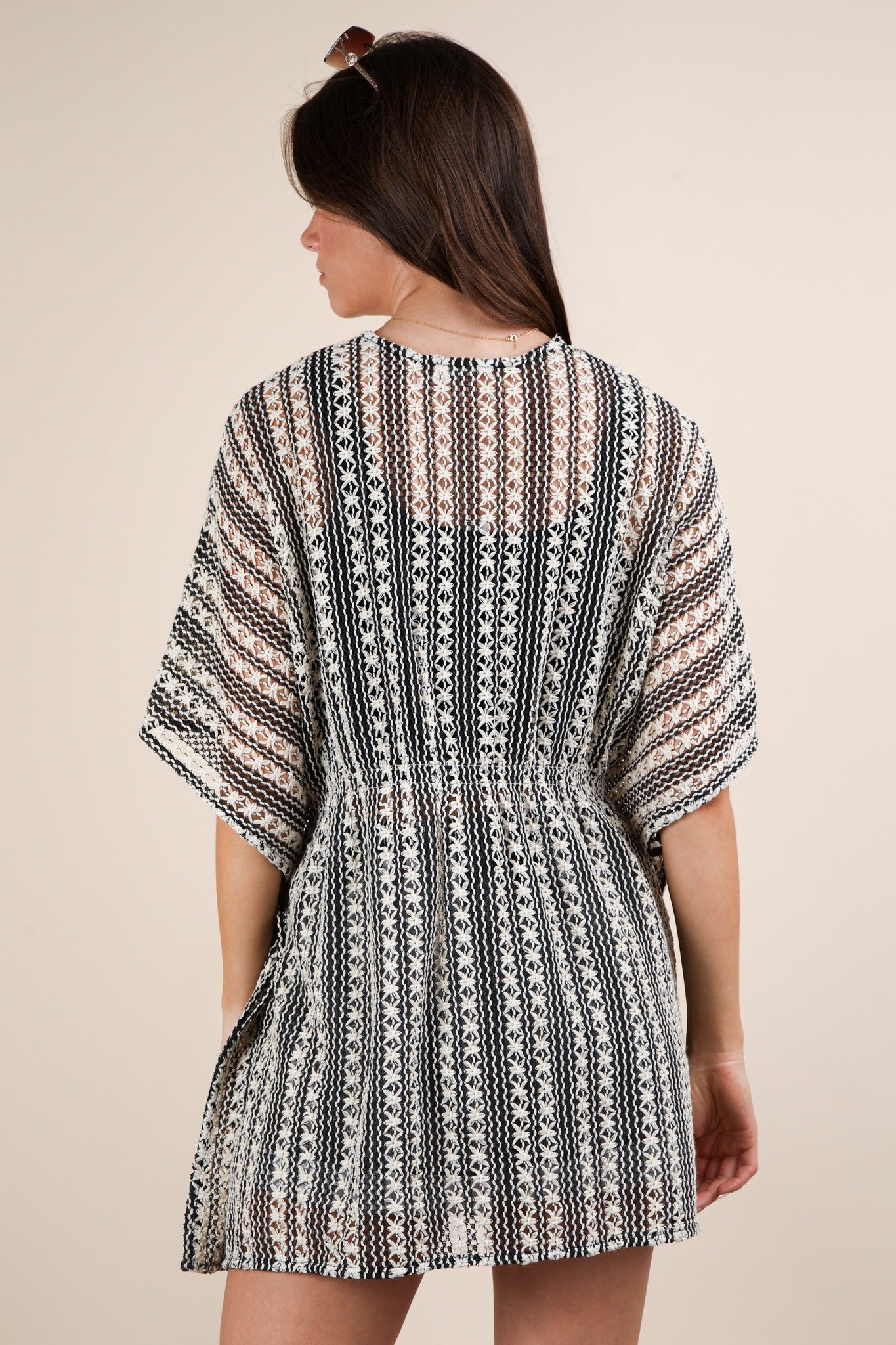 STRIPED BOHO CARDIGAN
