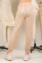 Load image into Gallery viewer, BEIGE SUEDE JOGGER PANTS