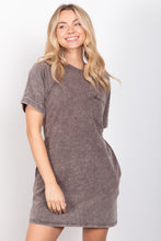 Load image into Gallery viewer, BLACK WASHED KNIT DRESS