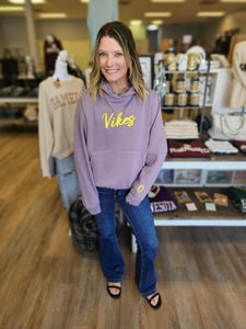 Purple Vikes Puff Hoodie