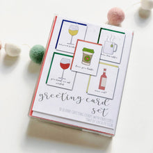 Load image into Gallery viewer, Pun Fun Cards - Put On Your Drinking Cap Greeting Cards Set