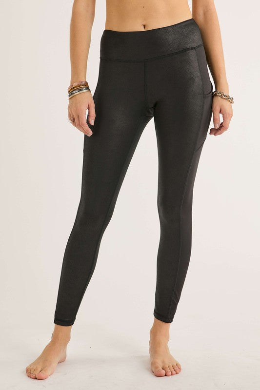 BLACK LEGGINGS W/ SIDE POCKET
