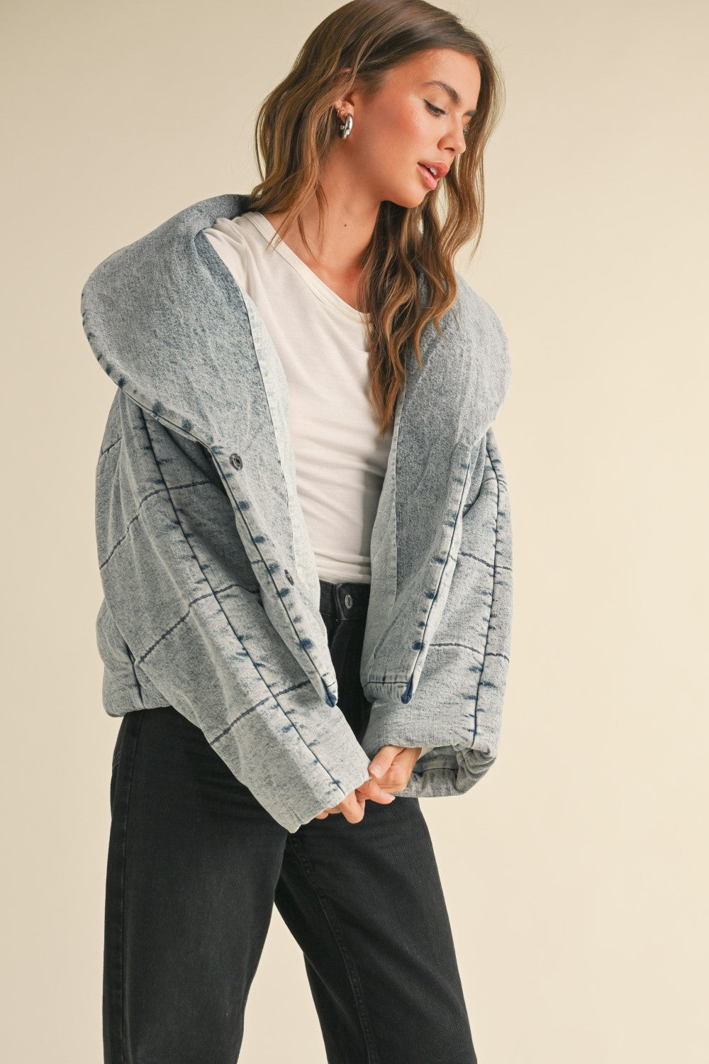 Puffer Jean Jacket