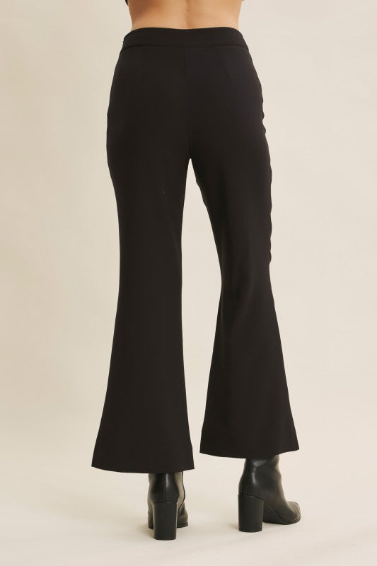 Stretchy Ankle Length Bootcut Pants