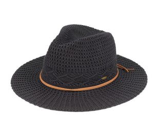 COTTON KNITTED BEACH HAT