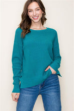 Load image into Gallery viewer, Teal Crewneck Sweater