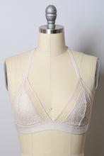 Load image into Gallery viewer, Crochet Lace T-Back Bralette (NATURAL)