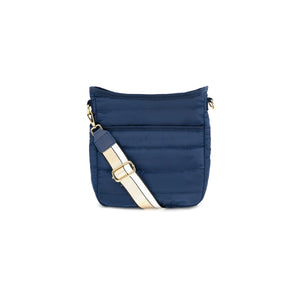 Navy Puffer Bag