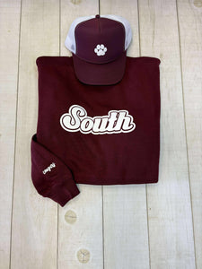 Retro South Puff Crew Sweatshirt