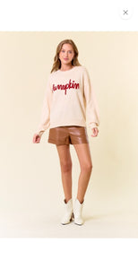 White Pumpkin Sweater