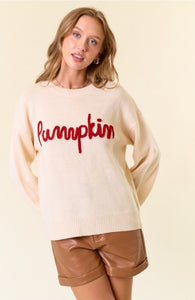 White Pumpkin Sweater