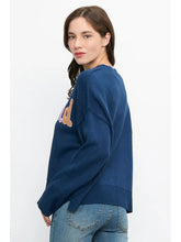Load image into Gallery viewer, NAVY WEEKEND SWEATER