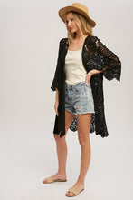Load image into Gallery viewer, CROCHET LACE CARDIGAN