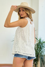 Load image into Gallery viewer, WHITE LACE TOP
