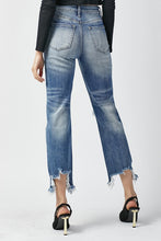 Load image into Gallery viewer, RISEN: HIGH RISE STRAIGHT CROP JEANS-medium