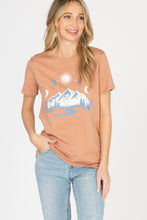 Load image into Gallery viewer, MOON + MOUNTAIN GRAPHIC TEE