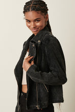 Load image into Gallery viewer, WASHED CORDUROY BIKER JACKET