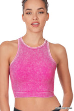 Load image into Gallery viewer, RIBBED SEAMLESS CROPPED TANK TOP