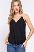 Load image into Gallery viewer, black vneck tank 