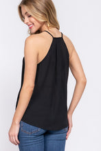 Load image into Gallery viewer, BLACK V-NECK TANK