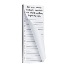 Load image into Gallery viewer, Free Time snarky printed note pad 50 sheets