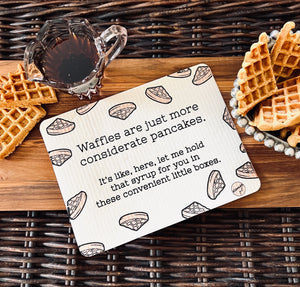 SWEDISH DISH CLOTH: Waffles
