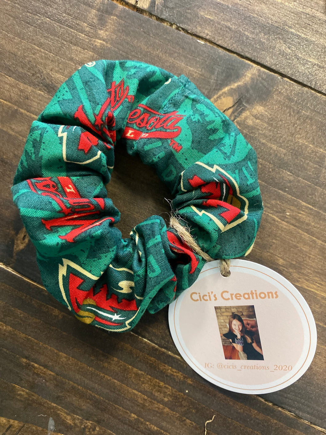 MN WILD SCRUNCHIE